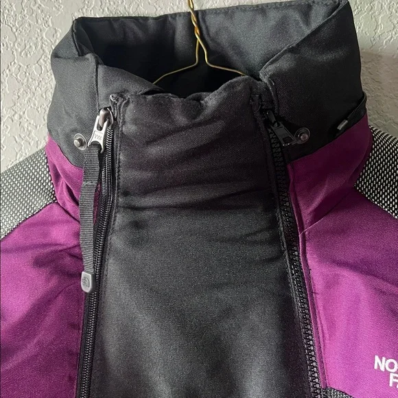 The North Face Steep Tech 550 Ski Jacket Women’s Size Large Purple & Black VTG - Picture 4 of 11
